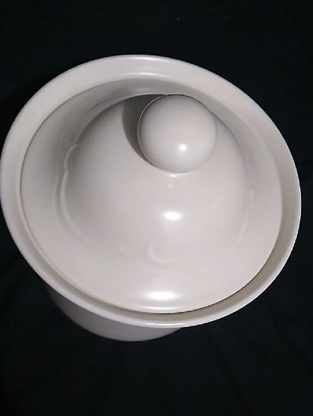 Vintage Pfaltzgraff Tea Rose Stoneware Canister (B9)